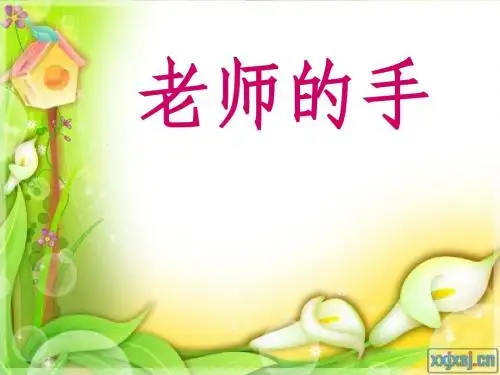 老师的手