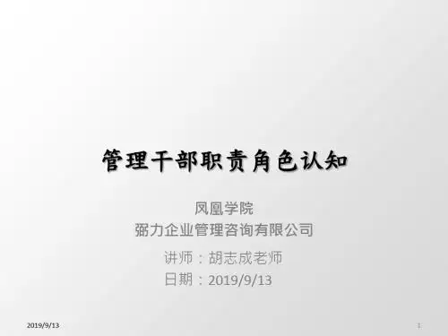 管理干部职责角色认知概论(PPT 44页)