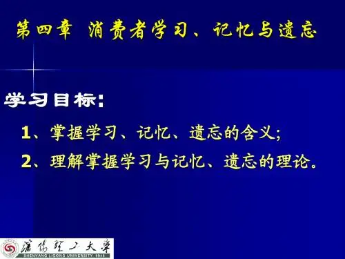 消费者行为学04