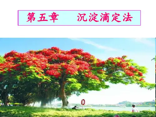 第五章 沉淀滴定法
