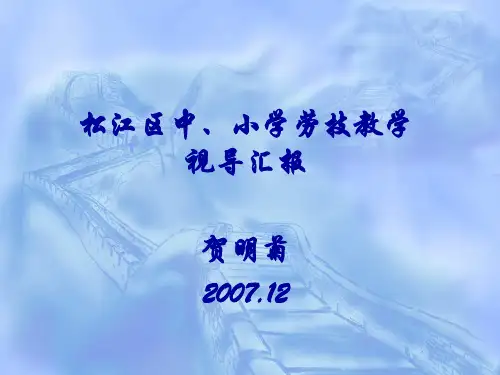 新课程理念下劳技学科课堂教学评价