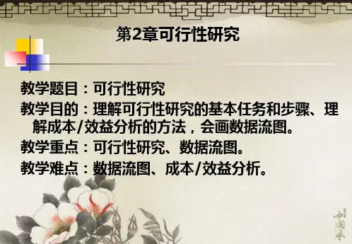 可行性分析详细 ppt课件