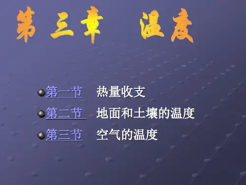 热量收支.