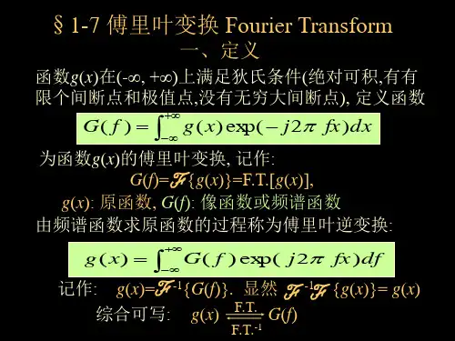 《傅立叶光学》Chap1-7