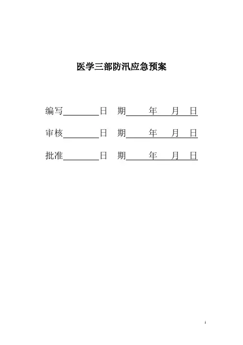 防汛应急预案 2