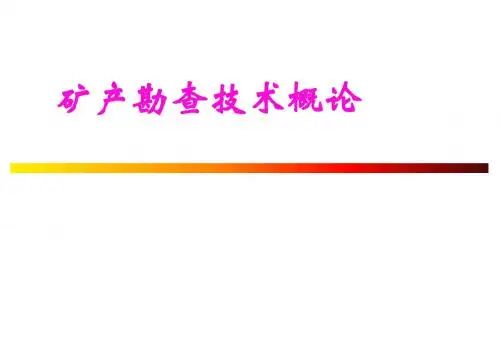 矿产勘查技术