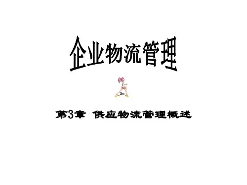 企业物流管理_03供应物流管理