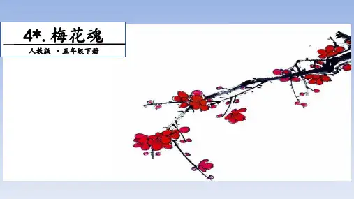 部编版五年级下册《梅花魂》PPT课件完美1