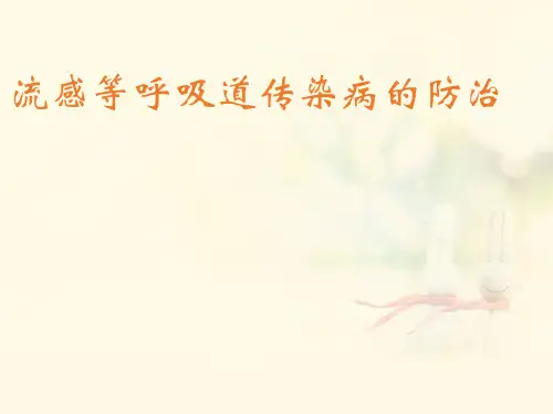 流感健康教育  ppt课件