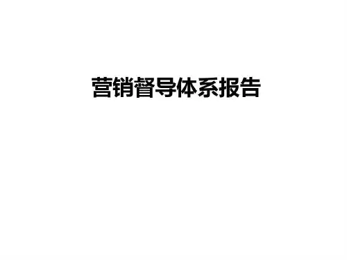 保险公司营销督导体系报告16页共16页文档