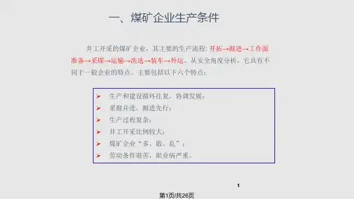 矿山应急救援基础知识分析PPT课件