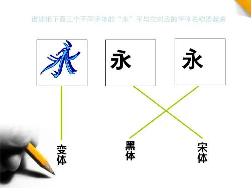 《创意美术字》课件