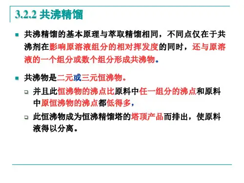 共沸精馏