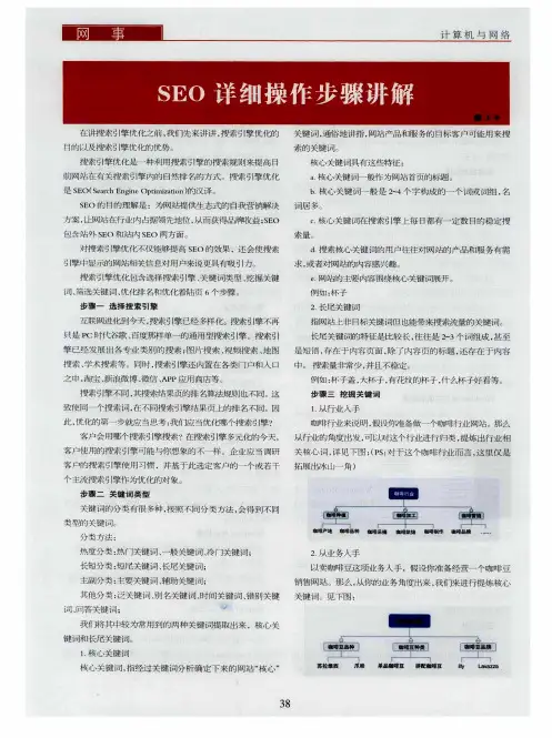 SEO详细操作步骤讲解