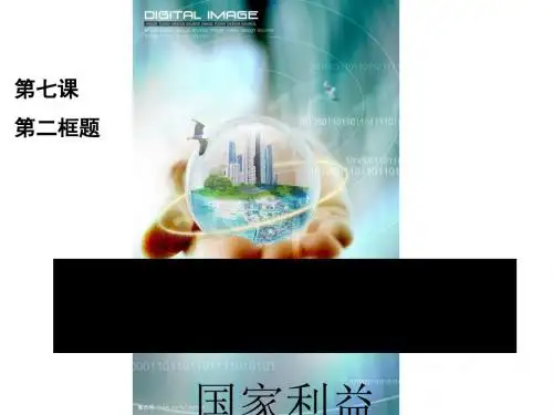 国际关系的决定因素:国家利益 PPT教学课件 人教课标版
