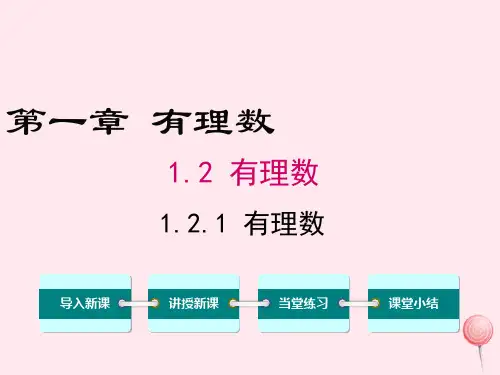 七年级数学上册第一章有理数1.2有理数1.2.1有理数教学课件(新版)新人教版