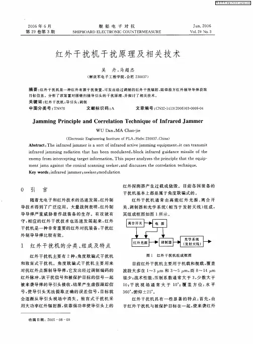 红外干扰机干扰原理及相关技术