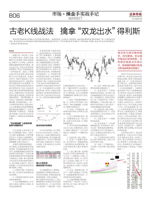 古老K线战法 擒拿“双龙出水”得利斯