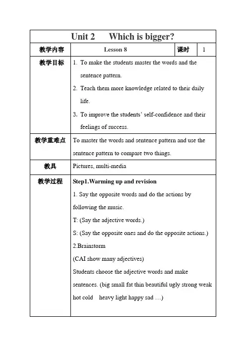 Book8 unit2 lesson1