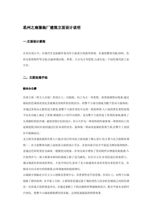 建筑外立面说明 2
