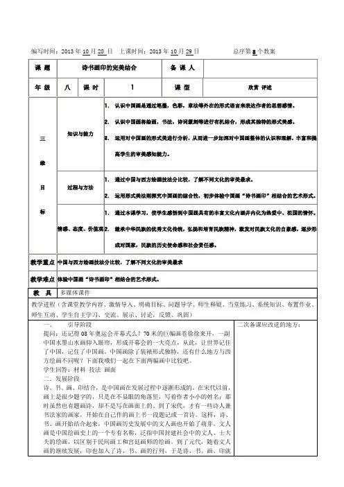 诗书画印的完美结合