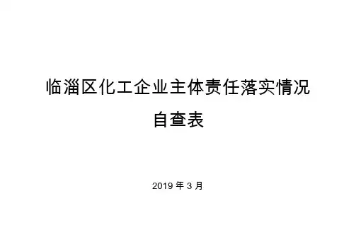 单行本-临淄区应急管理局主体责任落实安全检查表20190322(3)