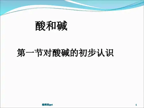 常见的酸和碱ppt课件