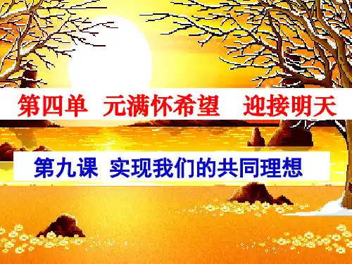 我们的共同理想