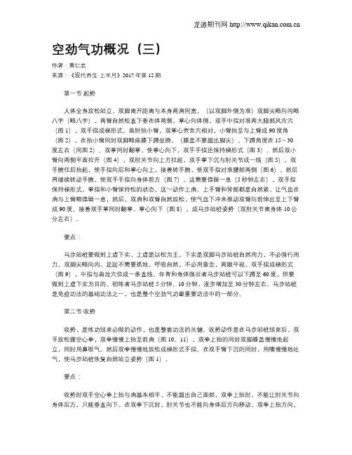 空劲气功概况(三)