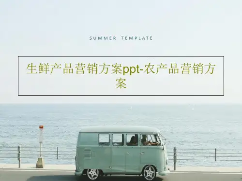 生鲜产品营销方案ppt-农产品营销方案共35页文档