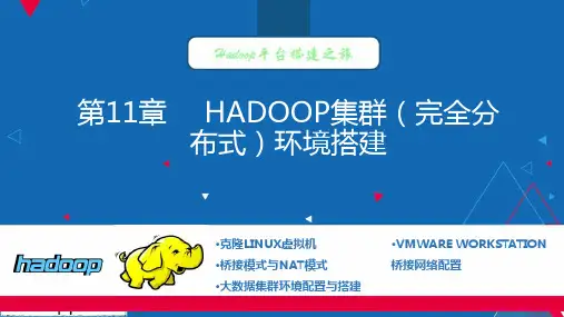 Hadoop大数据平台构建与应用 第11章 HADOOP集群(完全分布式)环境搭建