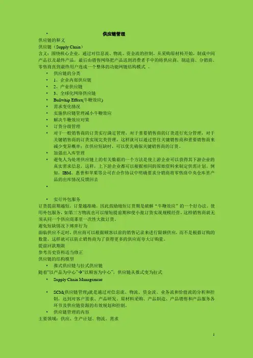 供应链管理
