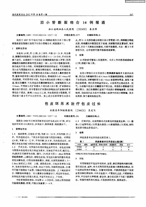 包皮环吊术治疗包皮过长
