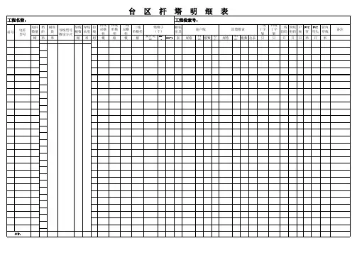 台区杆塔明细表(修改版)