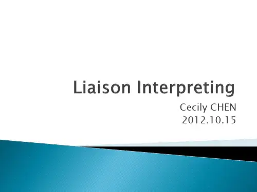 Liaison Interpreting