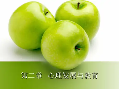 第二章 心理发展与教育
