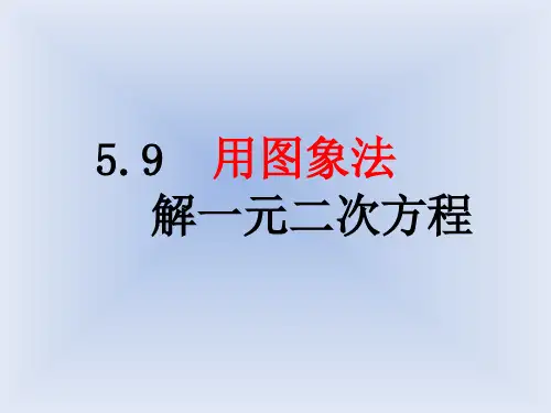 用图象法解一元二次方程精品PPT课件