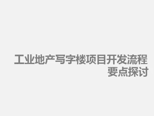 产业地产开发流程要点探讨