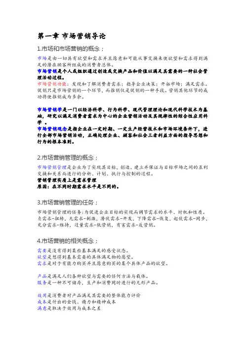 1市场营销导论