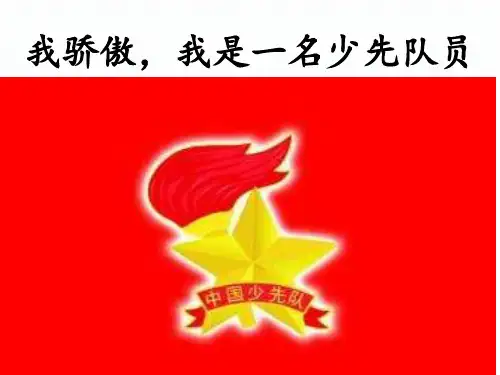 我是少先队员----主题班会