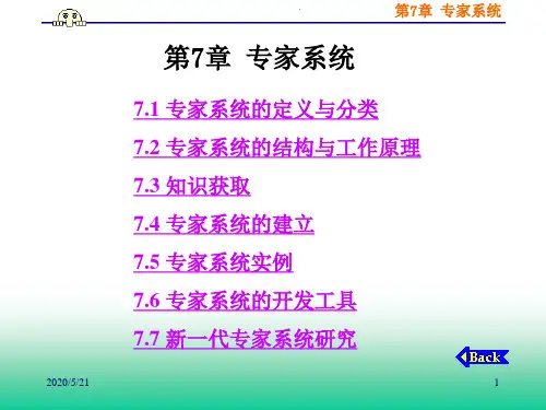 第7章 专家系统