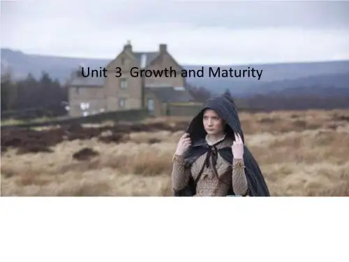 unit 3 Growth and Maturity 思辨大学英语写作教程_图文.ppt精品文档