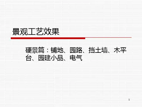 景观施工工艺标准硬景篇PPT课件