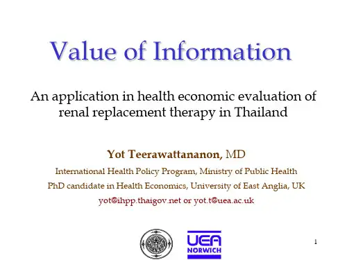 Value of Information