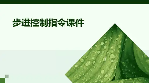 步进控制指令课件