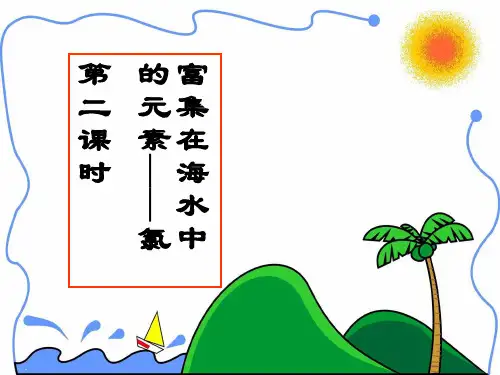 人教版化学必修一富集在海水中的元素——氯PPT