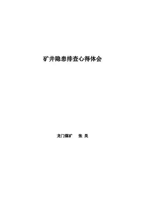 隐患排查心得体会