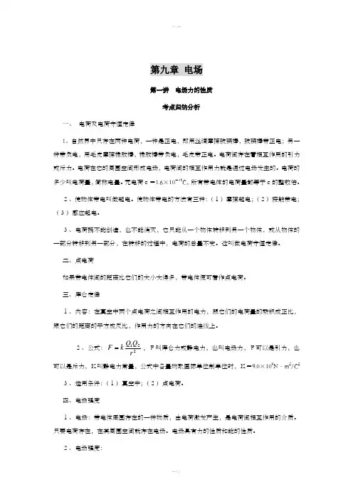 电场力的性质 3