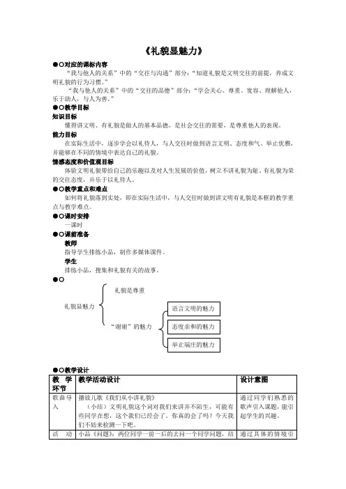 礼貌显魅力 2
