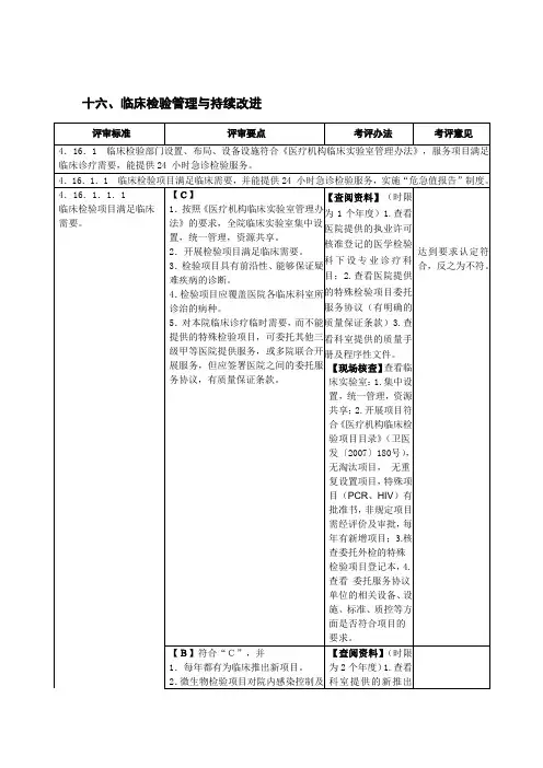 实验室三甲复审